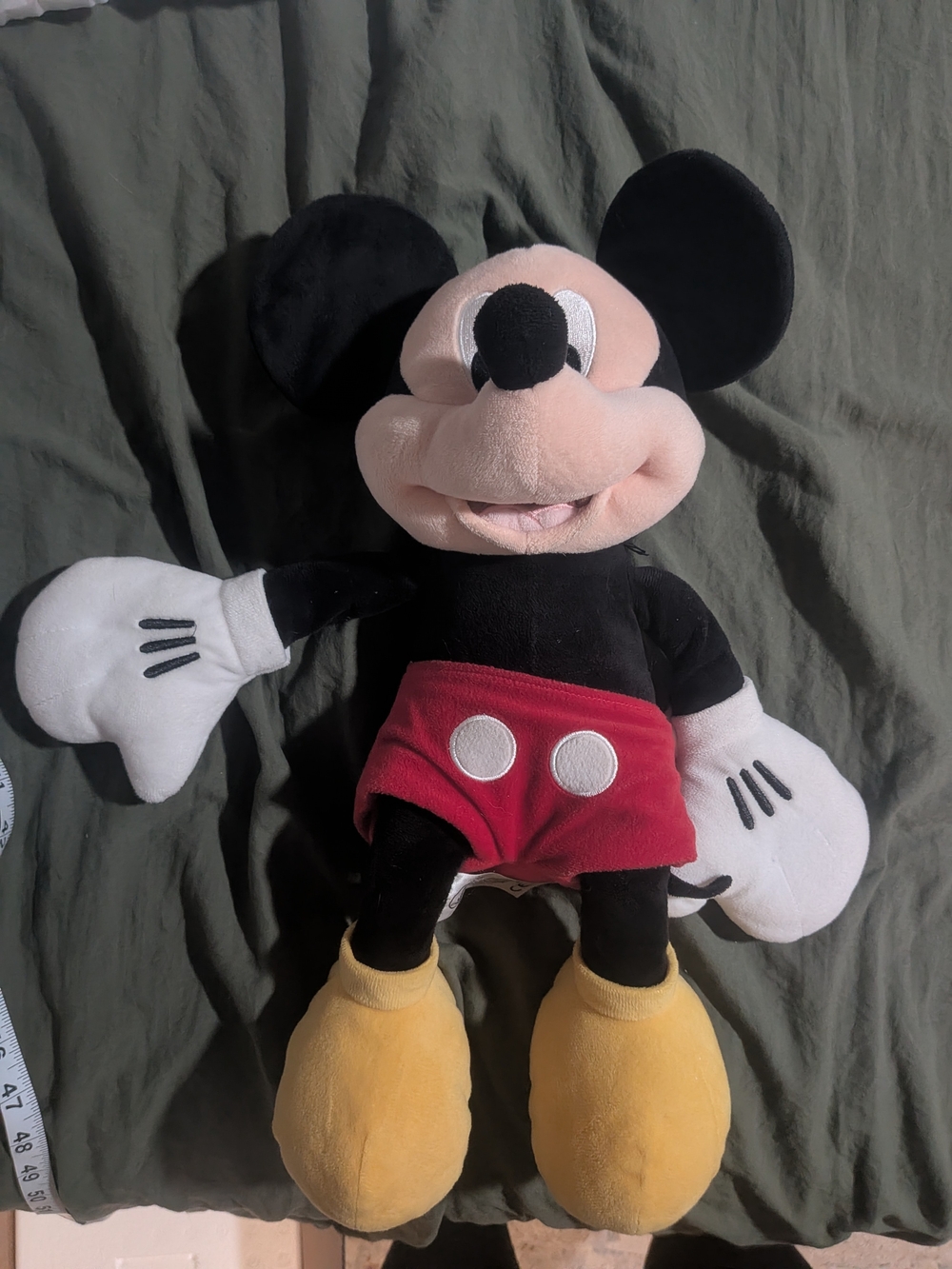 Disney Mickey Mouse Plush 16” Pre owned Magical Kingdom Classic Mickey